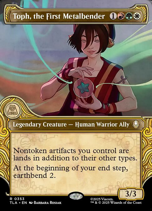 Toph, the First Metalbender (V.1) XTLA-353 Rare Englisch
