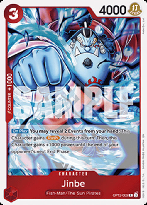 Jinbe (OP12-009) OP12 Rare Englisch