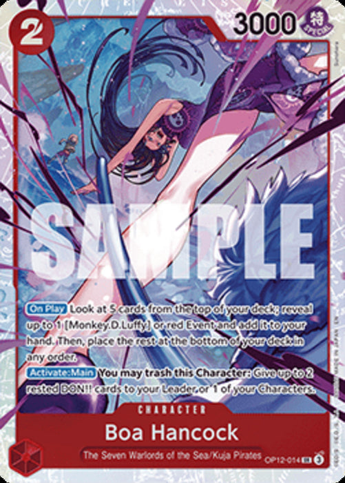 Boa Hancock (OP12-014) (V.1) OP12 Super Rare Englisch