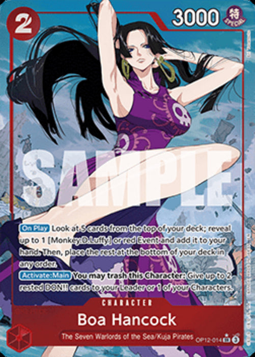 Boa Hancock (OP12-014) (V.2) OP12 Alternate Art Englisch