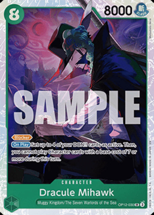 Dracule Mihawk (OP12-030) (V.1) OP12 Super Rare Englisch