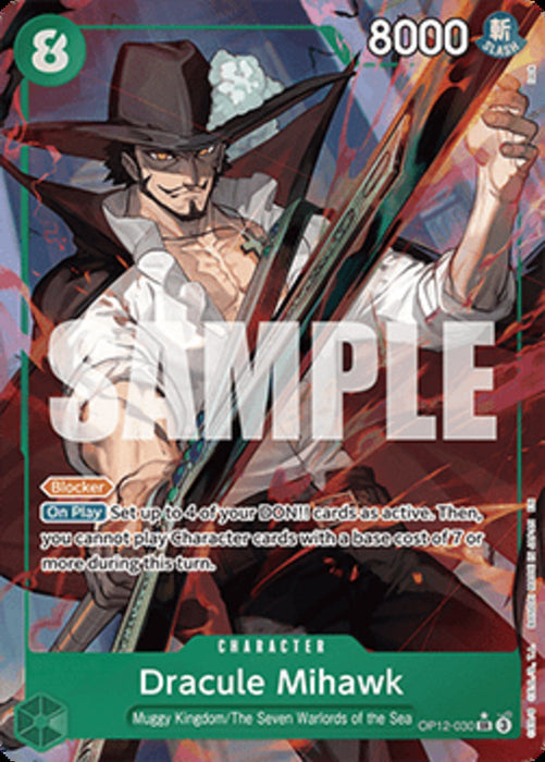 Dracule Mihawk (OP12-030) (V.2) OP12 Alternate Art Englisch