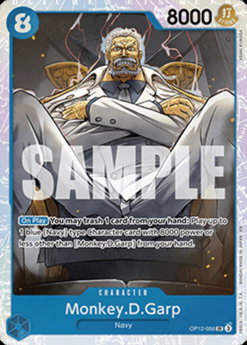 Monkey.D.Garp (OP12-056) (V.1) OP12 Super Rare Englisch