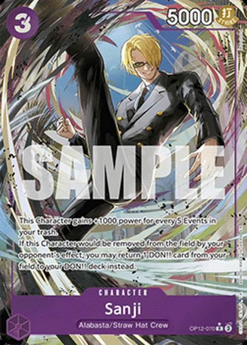 Sanji (OP12-070) (V.2) OP12 Alternate Art Englisch