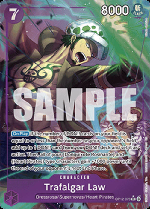 Trafalgar Law (OP12-073) (V.2) OP12 Alternate Art Englisch