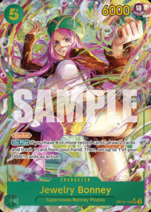 Jewelry Bonney (OP12-118) (V.2) OP12 Alternate Art Englisch