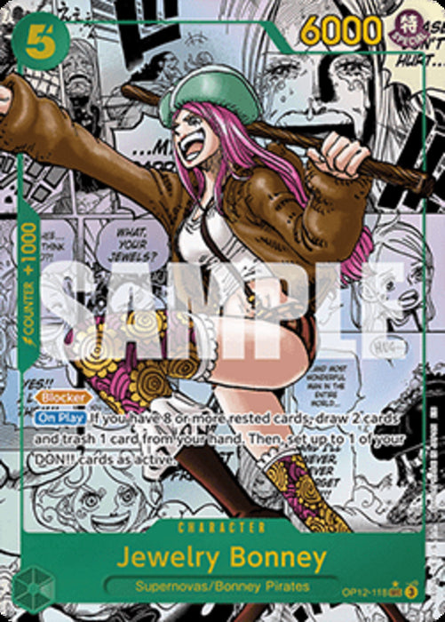 Jewelry Bonney (OP12-118) (V.3) OP12 Manga Rare Englisch