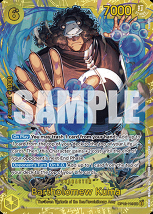 Bartholomew Kuma (OP12-119) (V.1) OP12 Secret Rare Englisch