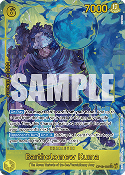 Bartholomew Kuma (OP12-119) (V.2) OP12 Alternate Art Englisch