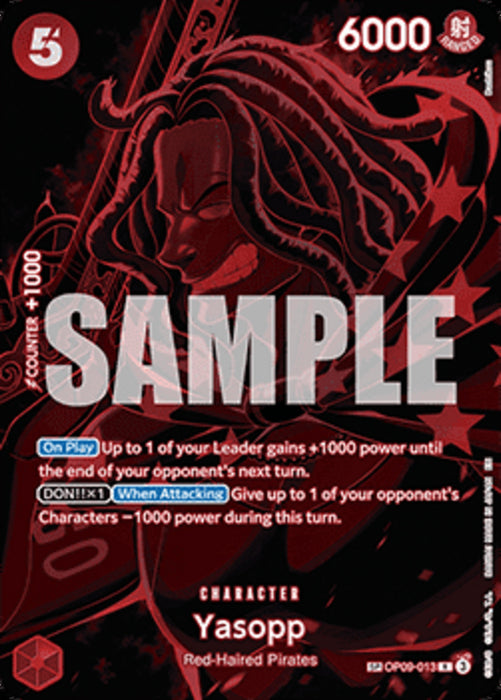 Yasopp (OP09-013) OP12 Special Rare Englisch