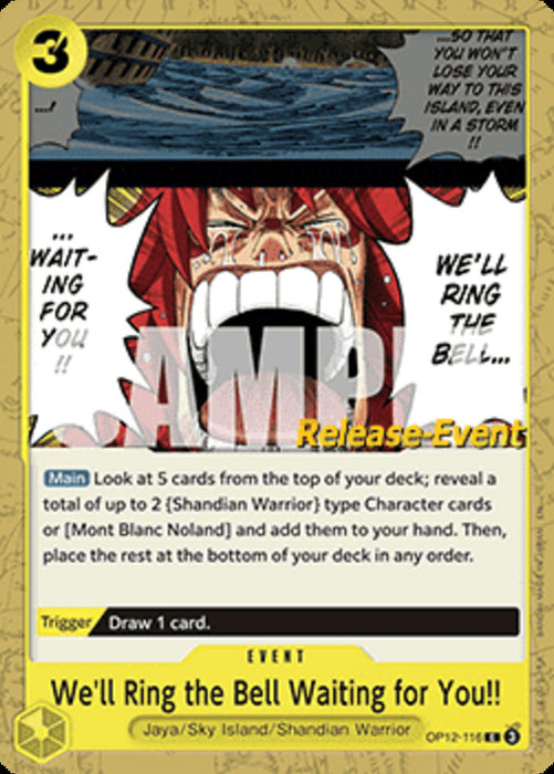 We'll Ring the Bell Waiting for You!! (OP12-116) OP12P Common Englisch