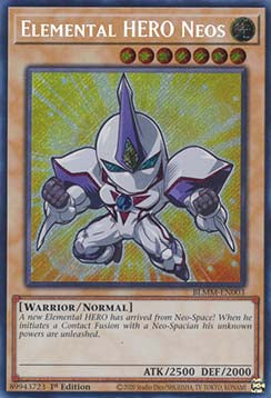 Elemental HERO Neos (V.1) BLMM-EN003 Secret Rare Englisch