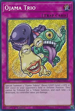 Ojama Trio (V.1) BLMM-EN010 Secret Rare Englisch