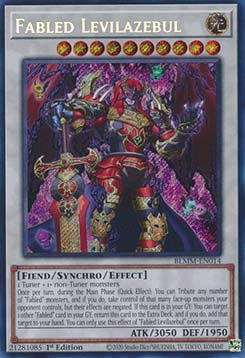 Fabled Levilazebul BLMM-EN014 Secret Rare Englisch