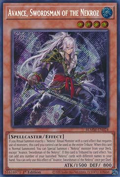 Avance, Swordsman of the Nekroz BLMM-EN024 Secret Rare Englisch