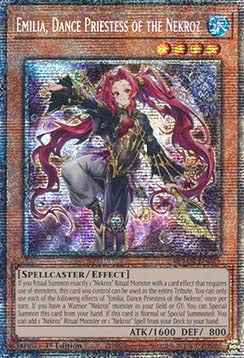 Emilia, Dance Priestess of the Nekroz (V.2) BLMM-EN025 Starlight Rare Englisch