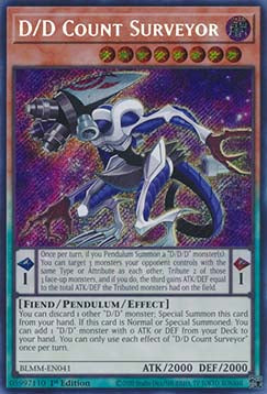 D/D Count Surveyor BLMM-EN041 Secret Rare Englisch