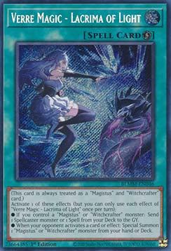 Verre Magic - Lacrima of Light BLMM-EN046 Secret Rare Englisch