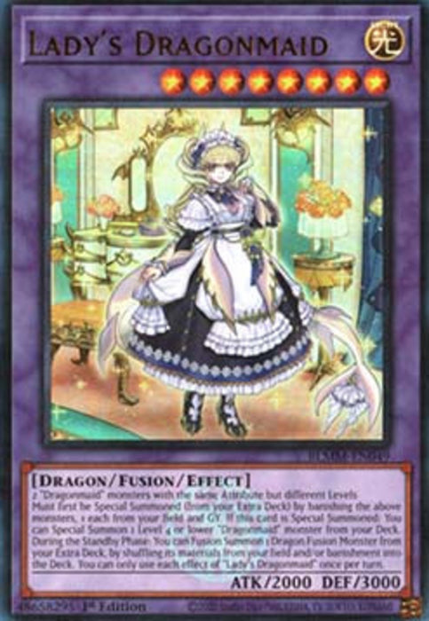 Lady's Dragonmaid (V.1) BLMM-EN049 Ultra Rare Englisch