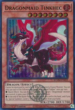Dragonmaid Tinkhec BLMM-EN059 Ultra Rare Englisch