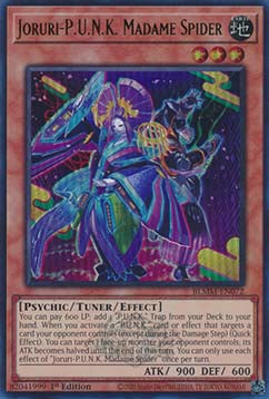 Joruri-P.U.N.K. Madame Spider BLMM-EN072 Ultra Rare Englisch