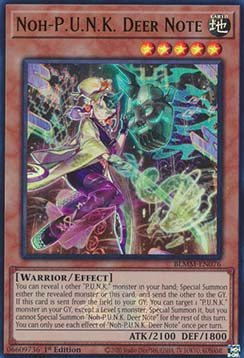 Noh-P.U.N.K. Deer Note BLMM-EN076 Ultra Rare Englisch