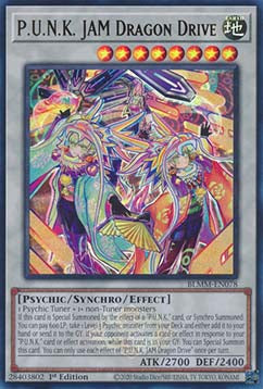 P.U.N.K. JAM Dragon Drive BLMM-EN078 Ultra Rare Englisch