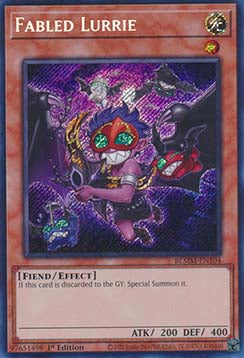 Fabled Lurrie (V.1) BLMM-EN104 Secret Rare Englisch