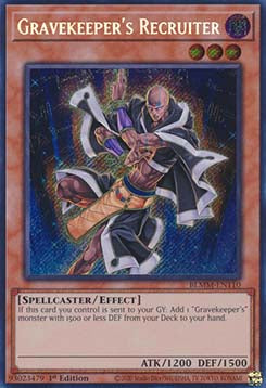 Gravekeeper's Recruiter BLMM-EN110 Secret Rare Englisch