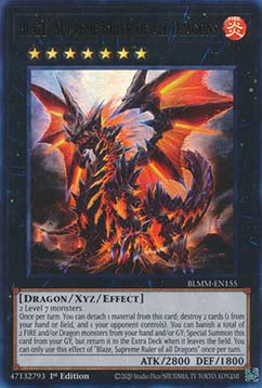 Blaze, Supreme Ruler of All Dragons BLMM-EN155 Ultra Rare Englisch