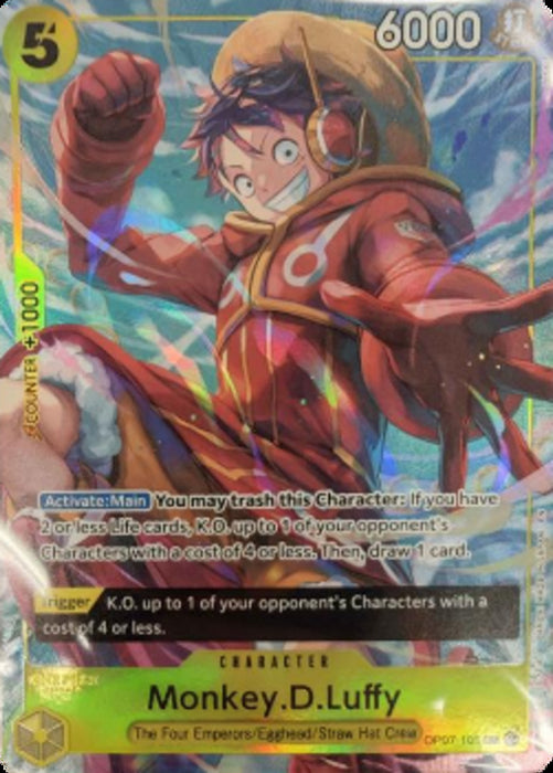 Monkey.D.Luffy (OP07-109) (V.1) UP Super Rare Englisch