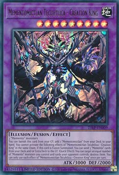 Mementomictlan Tecuhtlica - Creation King (V.1) 25LP-EN009 Ultra Rare Englisch