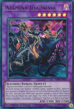 Azamina Ilia Silvia (V.1) 25LP-EN010 Ultra Rare Englisch