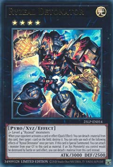 Ryzeal Detonator (V.1) 25LP-EN014 Ultra Rare Englisch