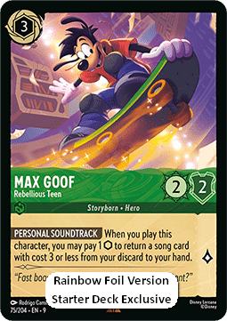 Max Goof - Rebellischer Teenager 9FAB-75 Rare Deutsch