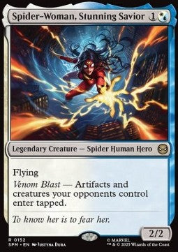 Spider-Woman, Stunning Savior SPM-152 Rare Englisch