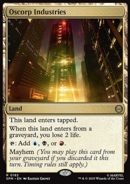 Oscorp Industries SPM-182 Rare Deutsch