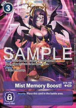 Mist Memory Boost (BT8-108) EX-10 Alternative Art Englisch