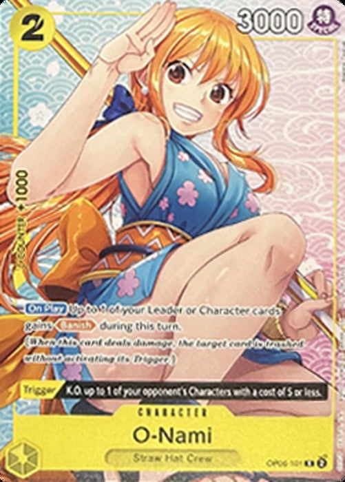 O-Nami (OP06-101) (V.3) UP Rare Englisch