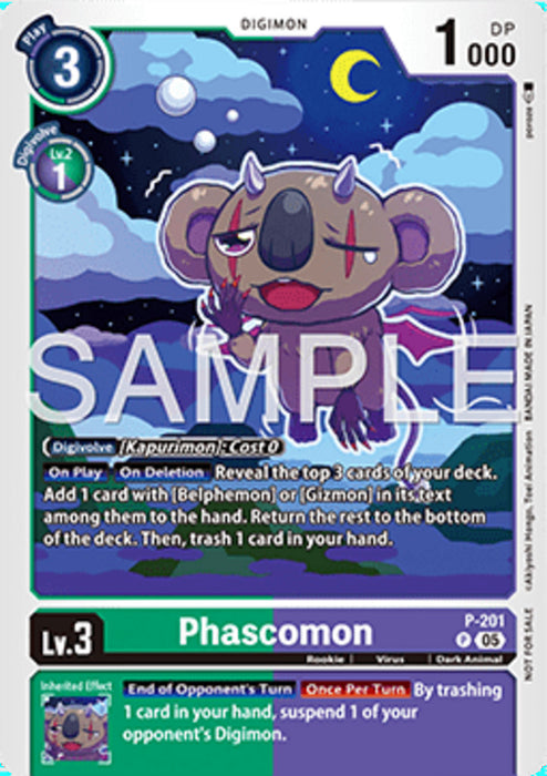 Phascomon (P-201) P Promo Englisch