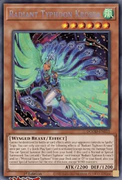 Radiant Typhoon Krosea (V.1) DOOD-EN015 Secret Rare Englisch
