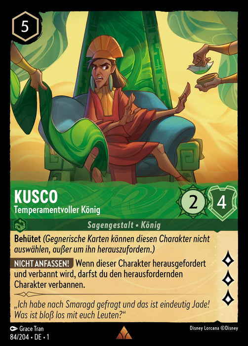 Kusco - Temperamentvoller König 1TFC-084 Rare Deutsch