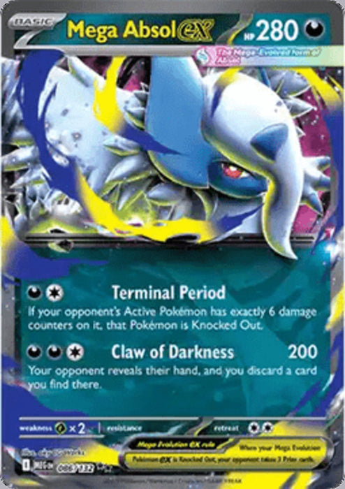 Mega Absol ex MEG-086 Double Rare Deutsch