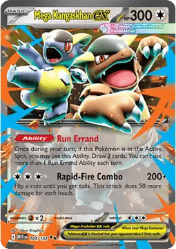 Mega Kangaskhan ex MEG-104 Double Rare Englisch
