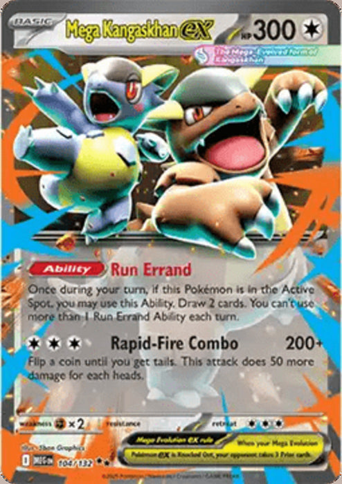 Mega Kangaskhan ex MEG-104 Double Rare Englisch