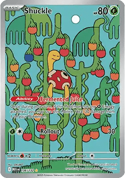 Shuckle MEG-136 Illustration Rare Englisch
