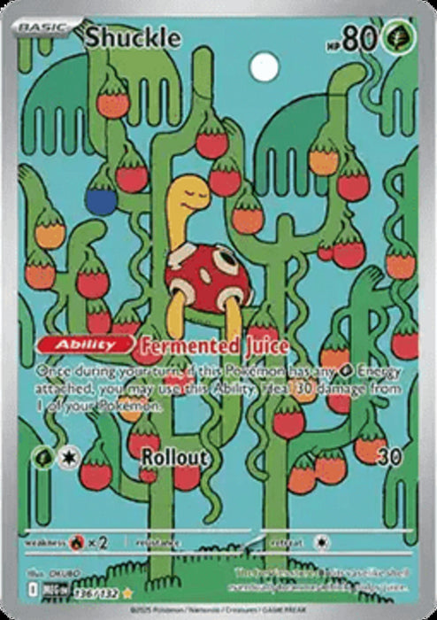 Shuckle MEG-136 Illustration Rare Englisch