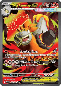 Mega Camerupt ex MEG-156 Ultra Rare Englisch