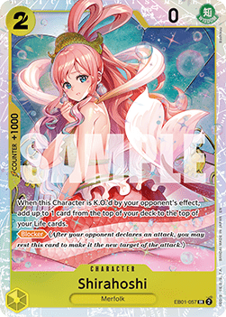 Shirahoshi (EB01-057) PRB02 Super Rare Englisch