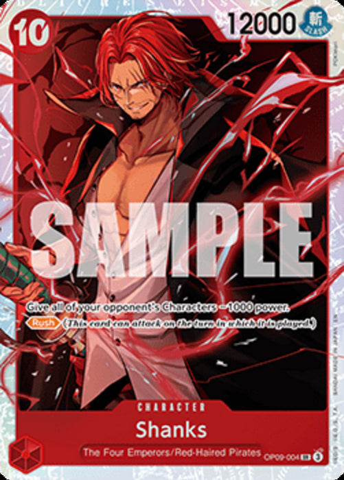 Shanks (OP09-004) PRB02 Super Rare Englisch